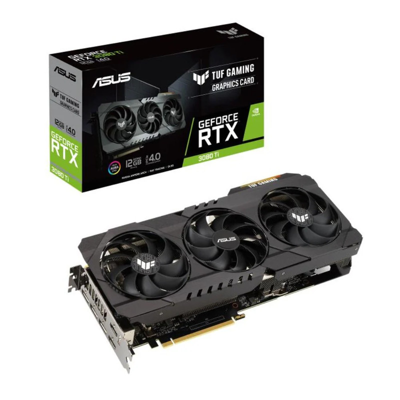 ASUS TUF NVIDIA GeForce RTX 3080 Ti 12GB GDDR6X Graphics Card - كرت الشاشة